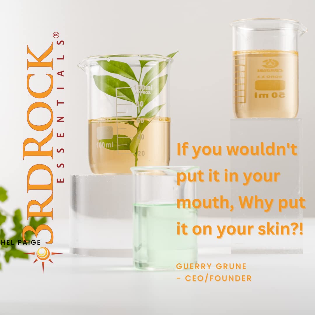 3rd Rock Essentials liquid supplement packaging suggests simple on-the-go use.