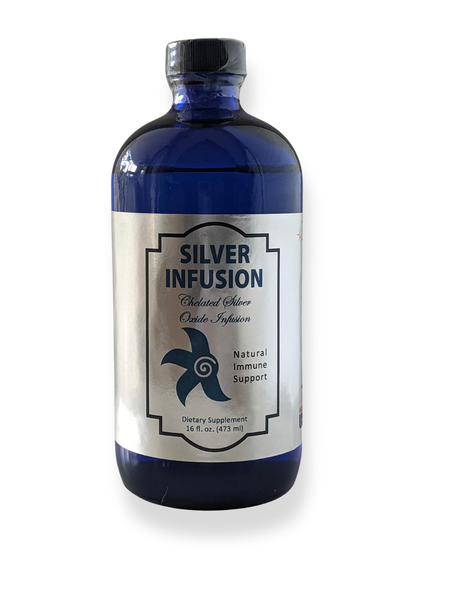 3rd Rock Essentials Silver Infusion bottle showing 150 PPM potential immune support