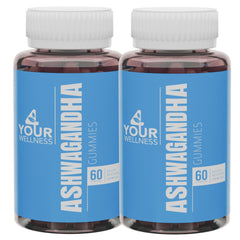 4 Your Wellness Ashwagandha Gummies bottle with mixed berry flavor and KSM-66
