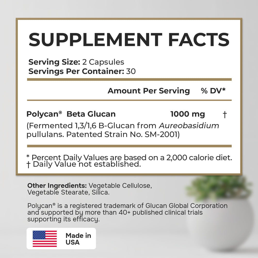 Back label of 40+ Muscle Bone Joint Advanced Support with immune and wellness notes