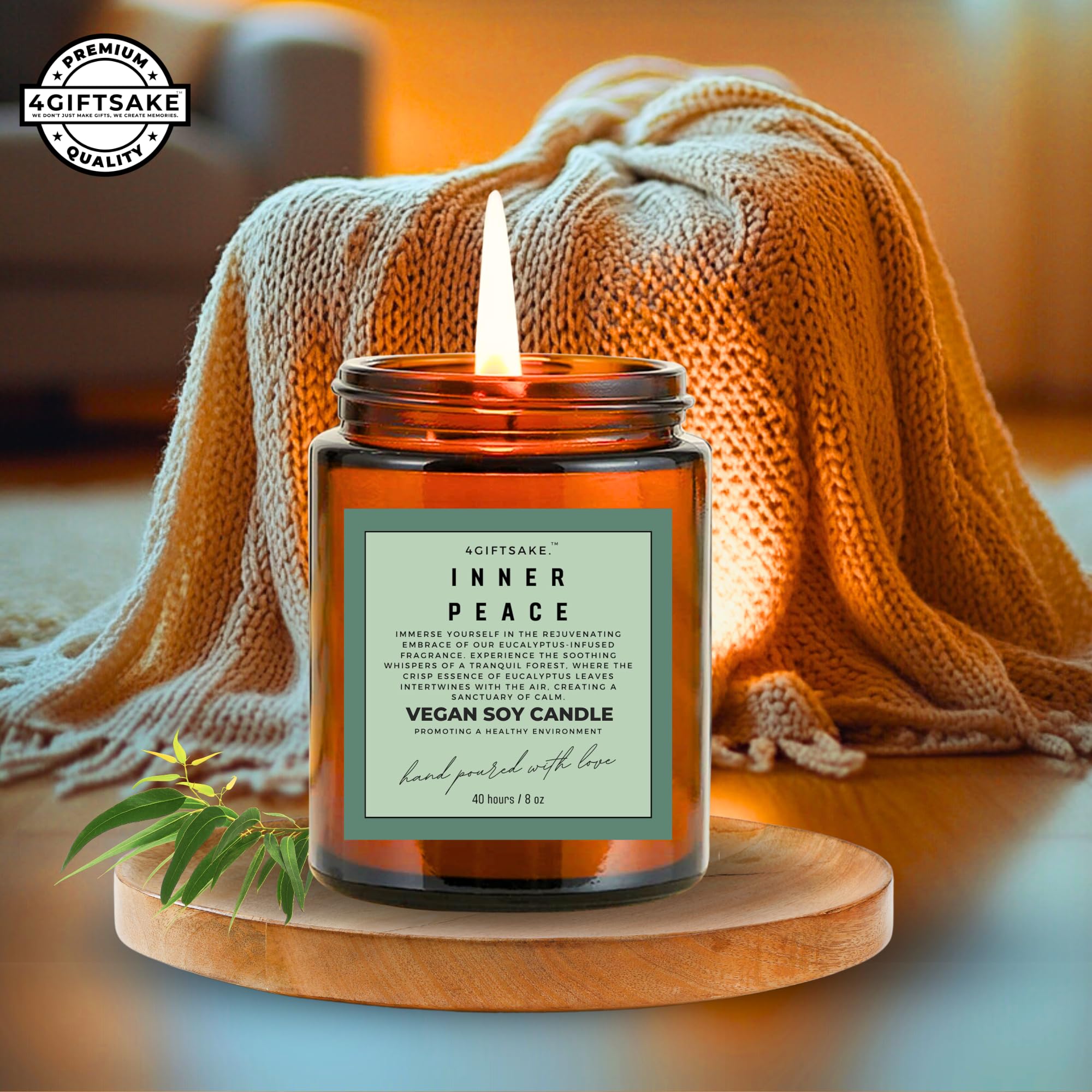 4GiftSake warm, soft glow enhances evenings and relaxation
