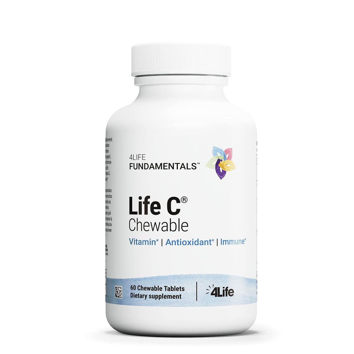 4Life Life C citrus chewable bottle with tablets for daily immune support