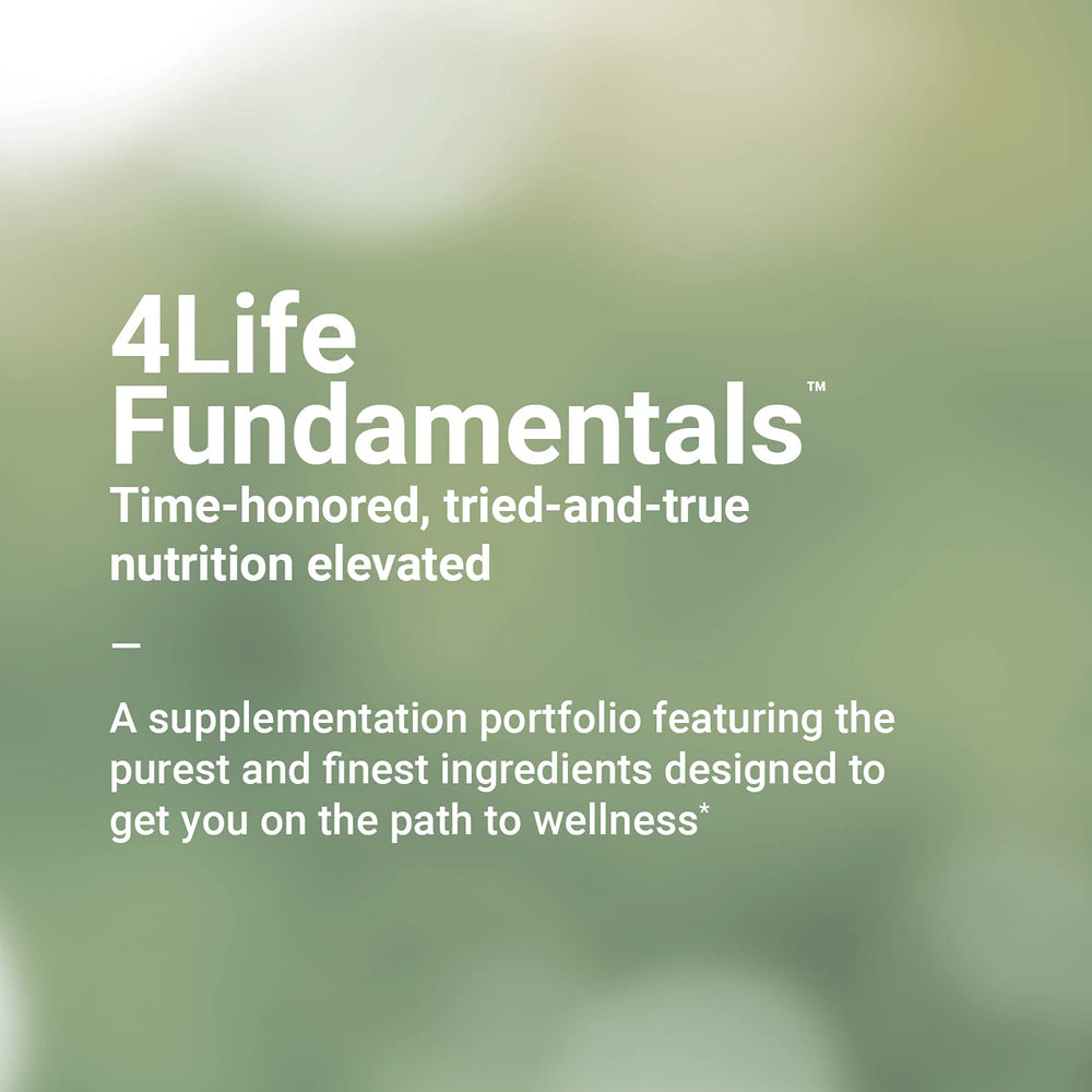 On a desk, Life C bottle with a nutritional chart in background
