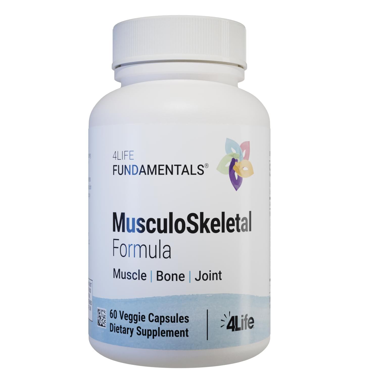 4Life Musculoskeletal Formula devils claw capsules for joint support.