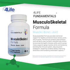 4Life Musculoskeletal Formula gotu kola leaves in supplement form.