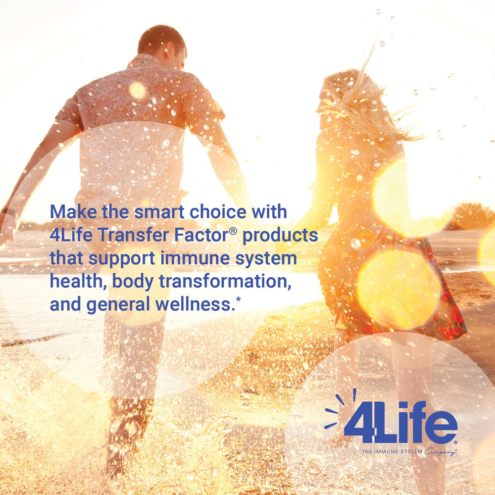 Morning routine with 4Life Pre/o Biotics for gut balance.