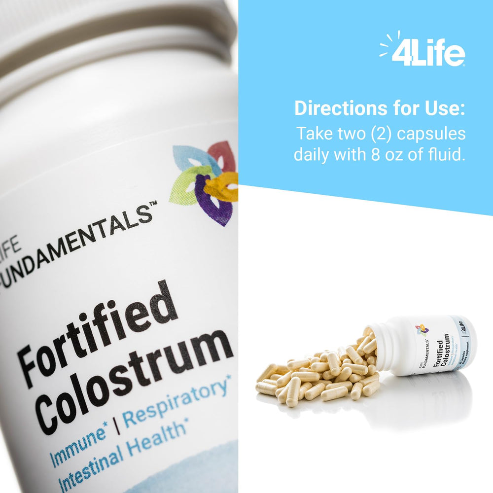 4Life serving size visual shows convenient daily capsule routine.