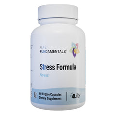 4Life Stress Formula bottle may support calm sleep and daytime focus