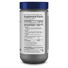 4Life Transfer Factor MalePro bottle back label for informed usage decisions.