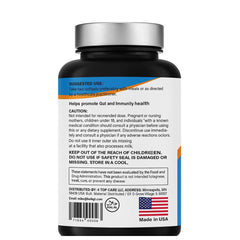 4 TOP CARE H4U probiotic spheres illustrate live cultures aiding gut balance