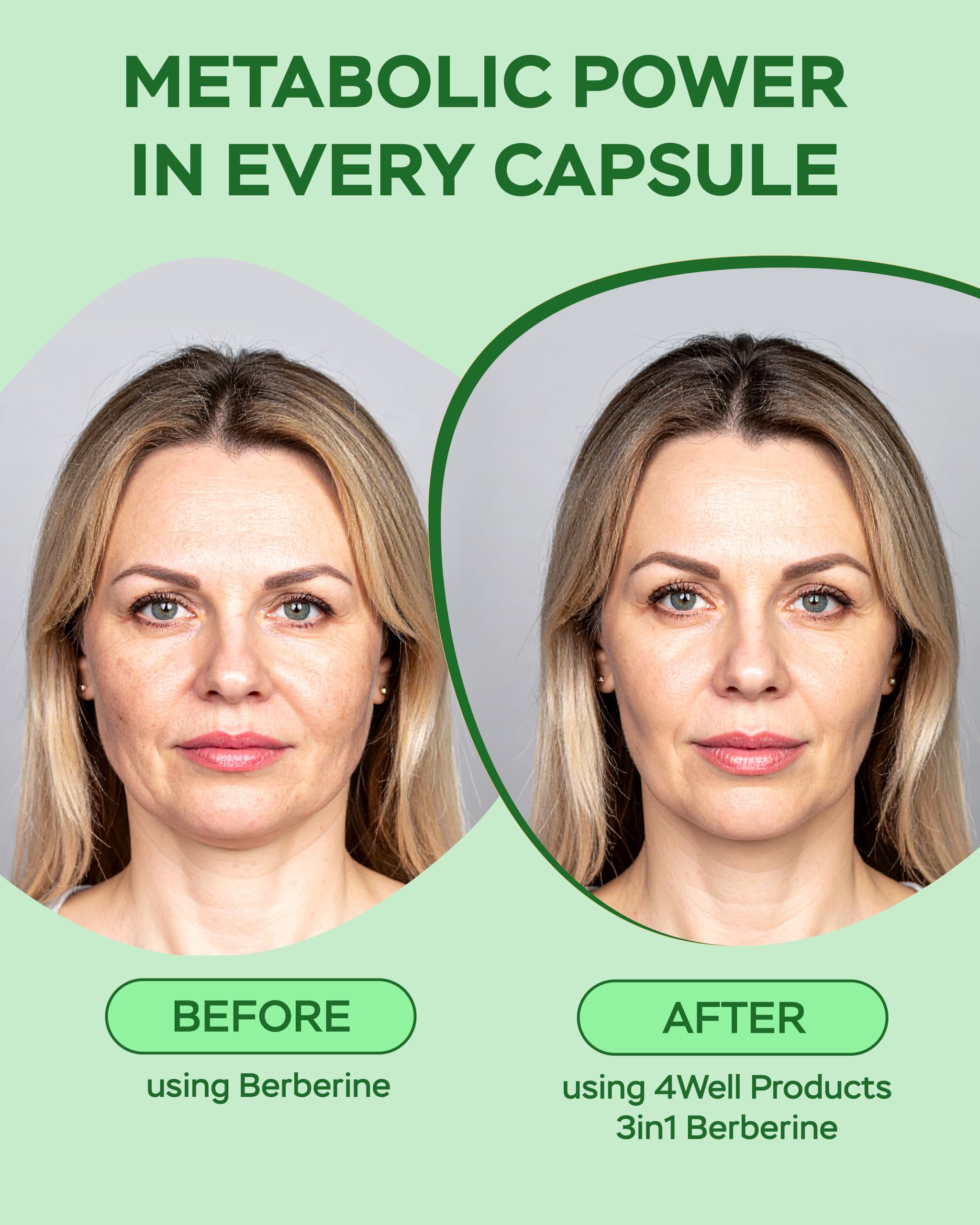 4Well Green tea extract capsules offering antioxidant support and energy.
