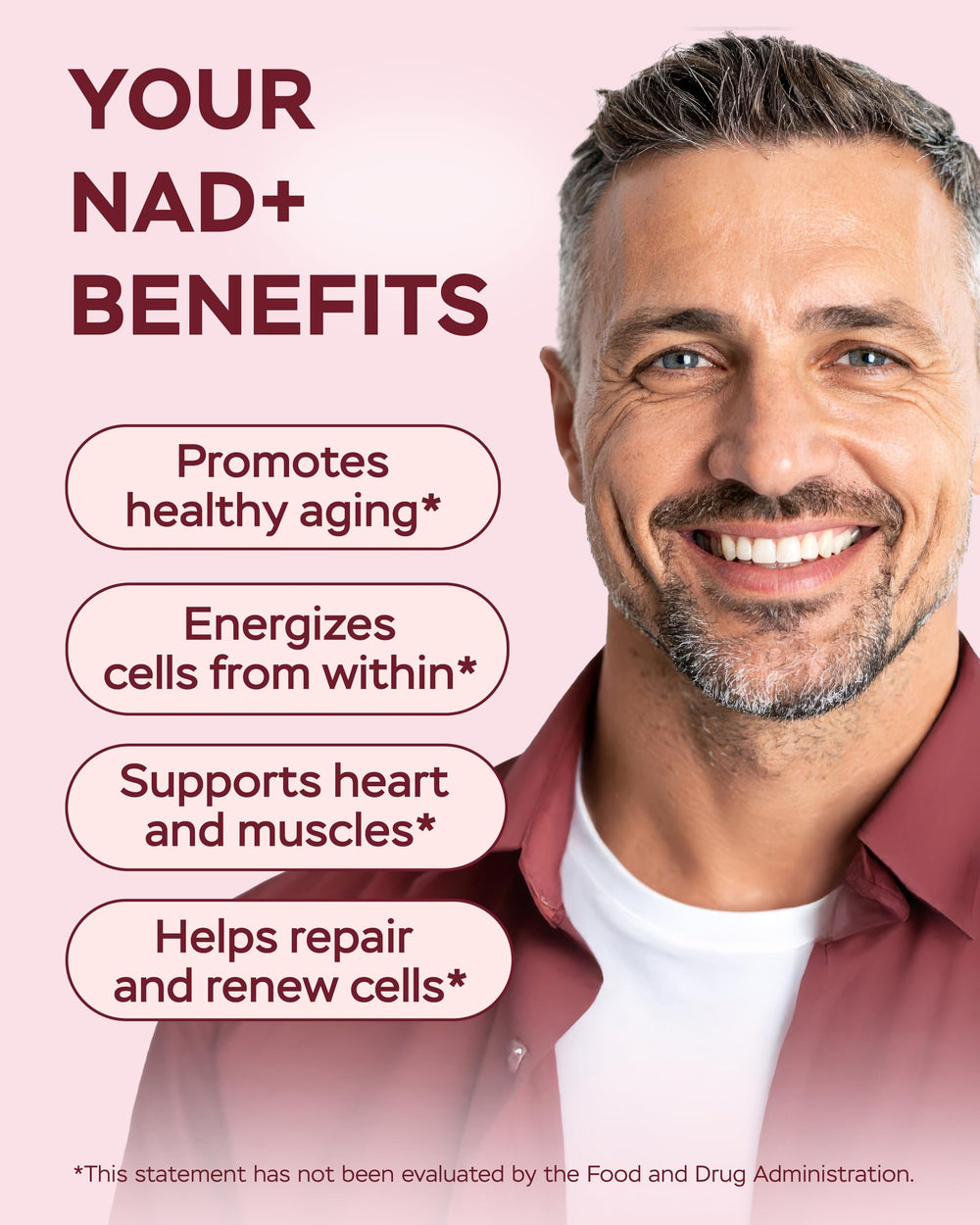 4Well NMNH capsules closeup highlighting capsule texture and easy daily intake.
