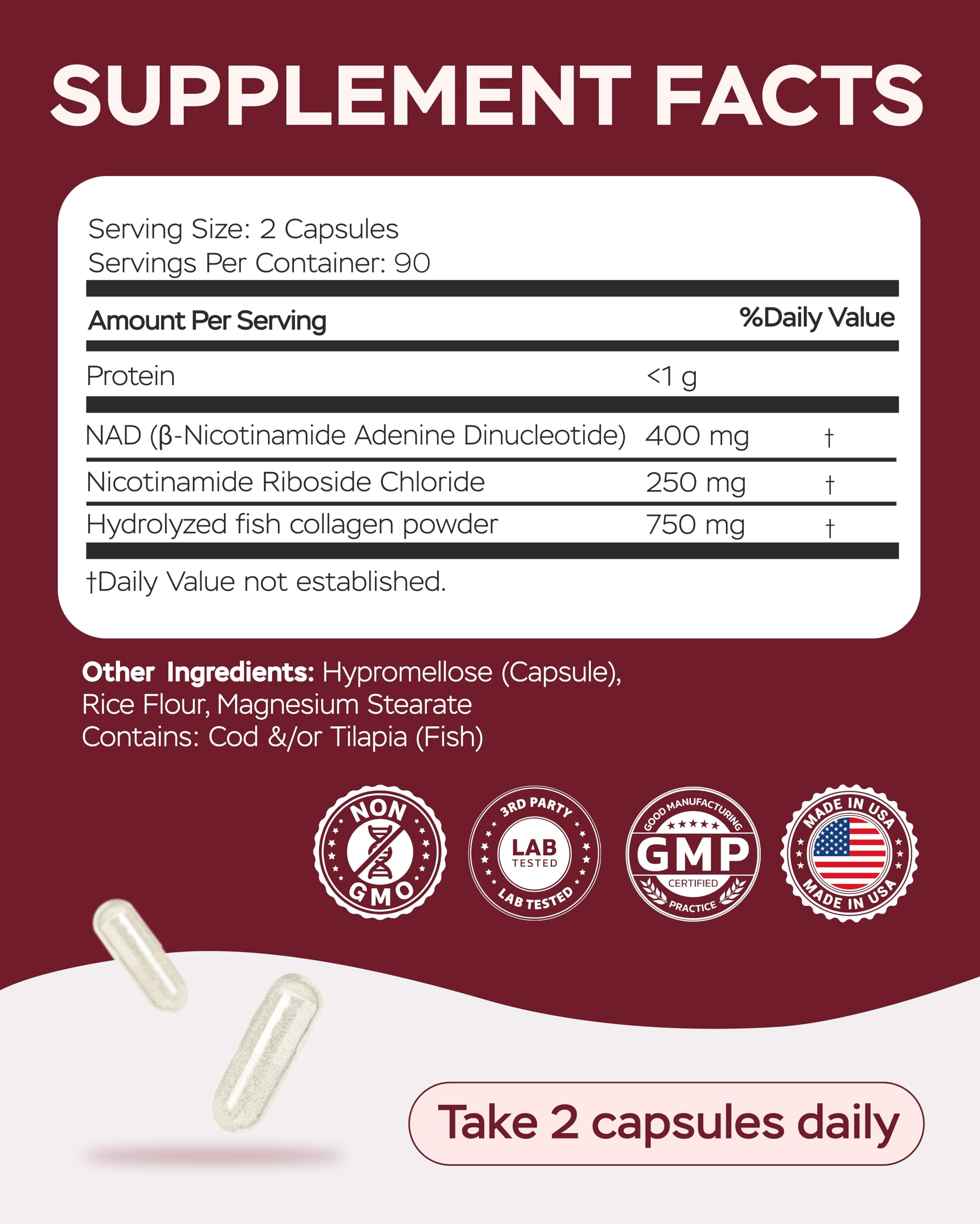 4Well NMNH third-party testing badge underscoring purity and potency.
