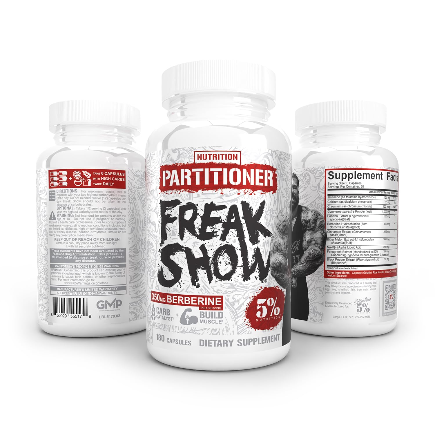 Freak Show bottle shown during training for daily performance support.