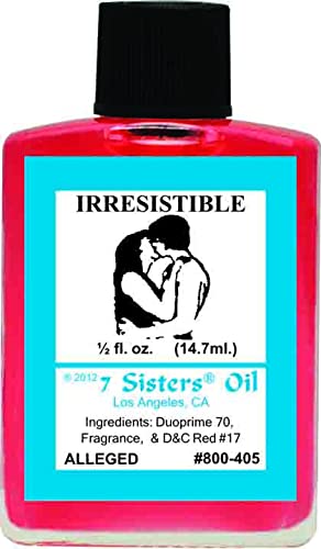 7 Sisters Irresistible Oil bottle pour, ideal for on-the-go rituals and altar use