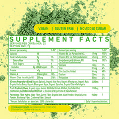 8Greens powder mixed into water for an easy daily sip.