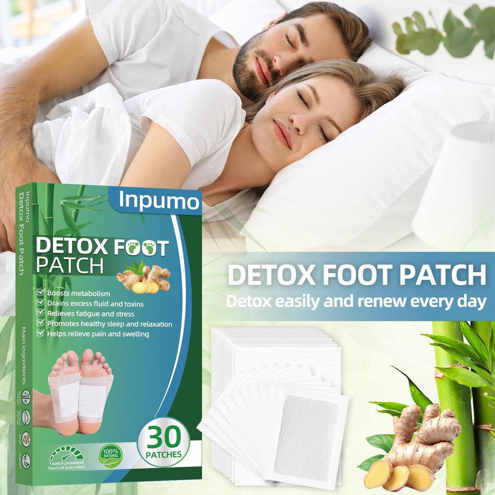 AAROVIBE bamboo vinegar patches for soothing bedtime routine.