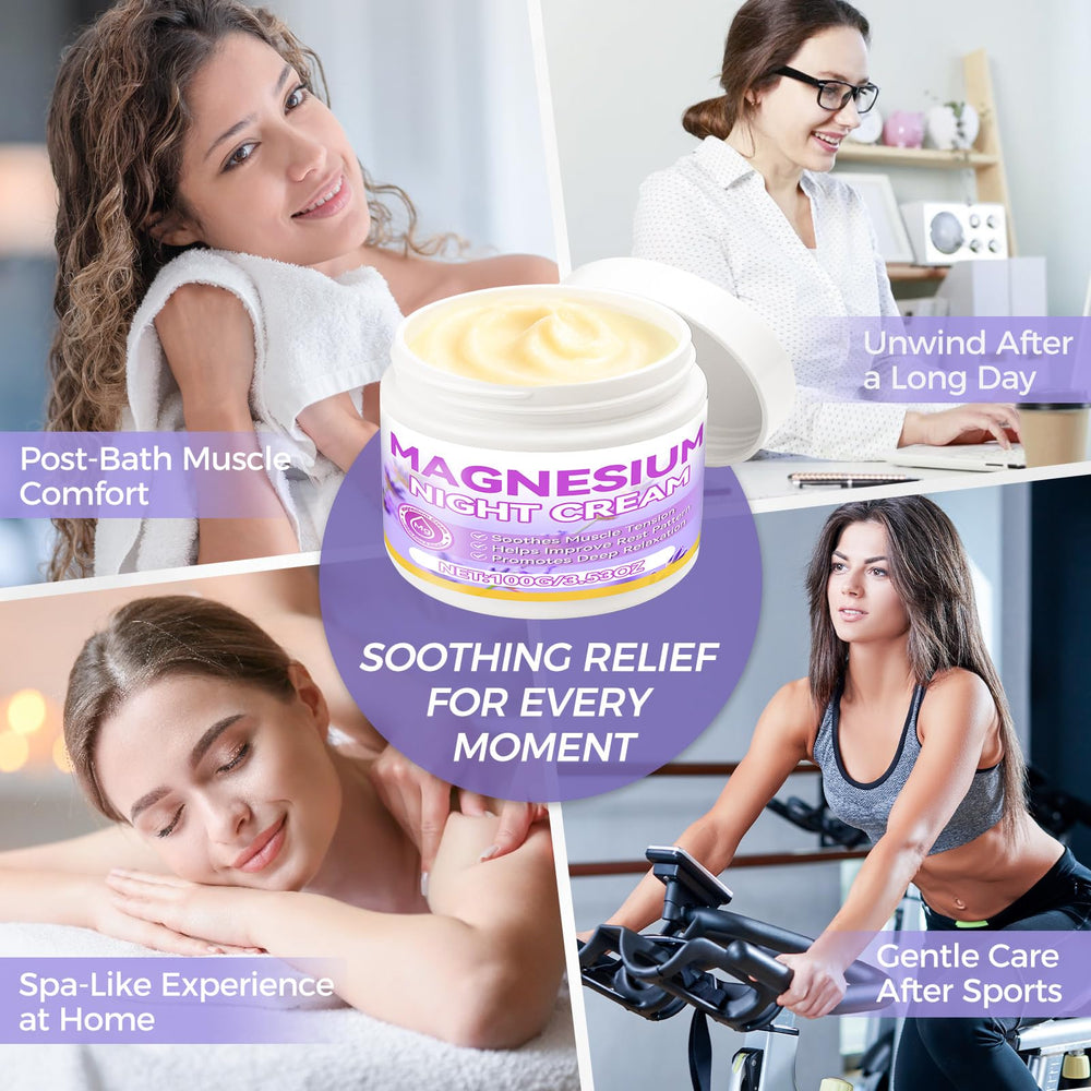 AAROVIBE magnesium cream texture, lightweight and fast-absorbing.