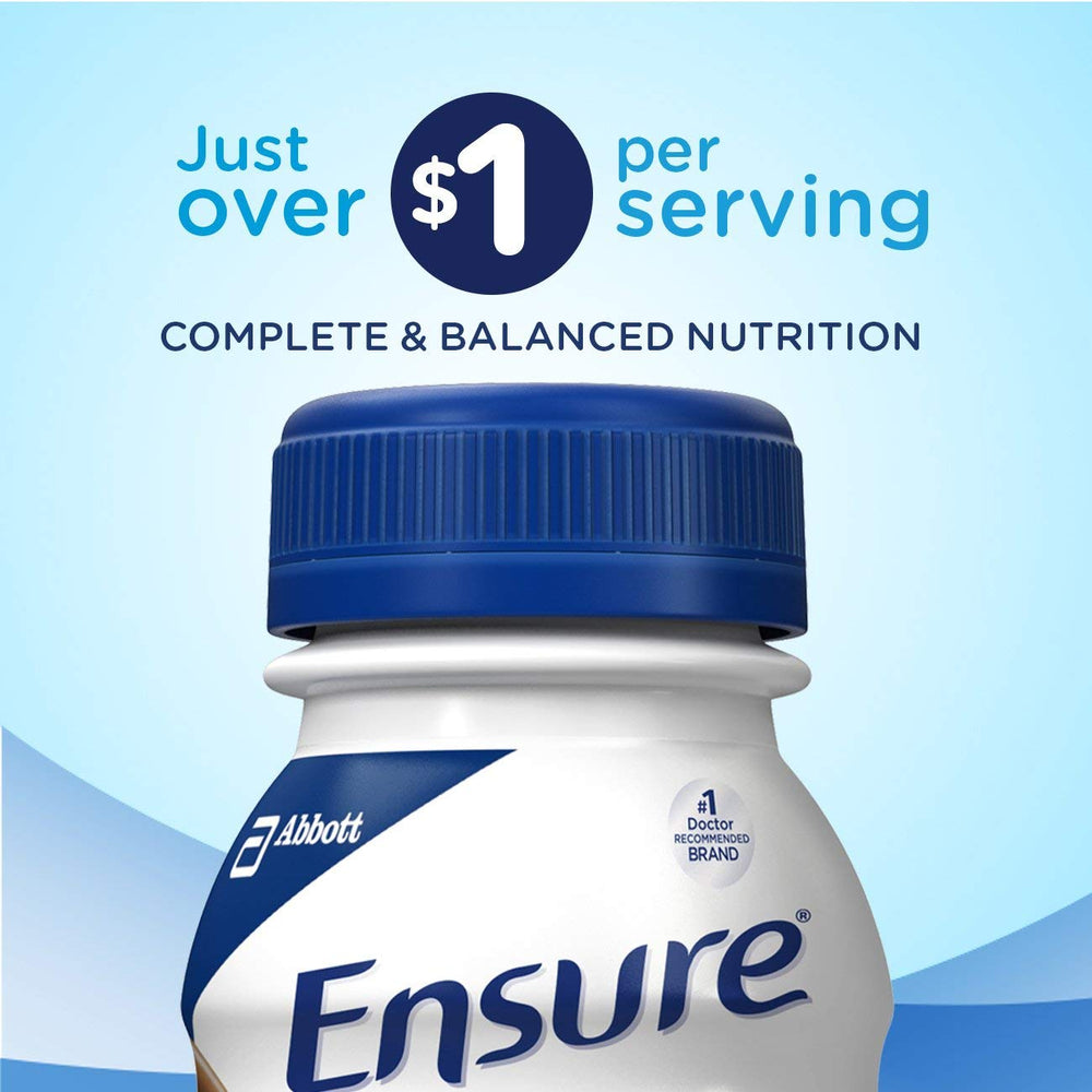 Abbott Ensure Plus Vanilla bottle image conveys reliable dietary support for varied needs