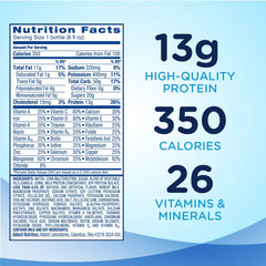 Abbott Ensure Plus Vanilla nutrition bottle highlights essential vitamins for immune support