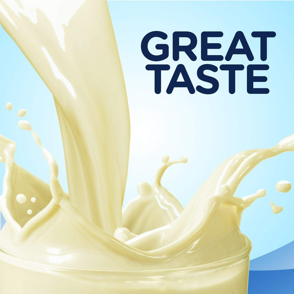 Abbott Ensure Plus Vanilla shake as a snack or meal substitute option