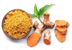 ABHAIBHUBEJHR turmeric capsules label shows easy daily dosing.
