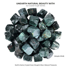 ABHISUBYA Bloodstone crushed crystals, earth-toned fragments for rustic decor or energy work.