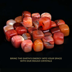 ABHISUBYA Carnelian crystal home decor stones for stylish display.