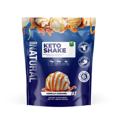About Time Keto Shake Vanilla Caramel bottle for quick, low-carb fueling.