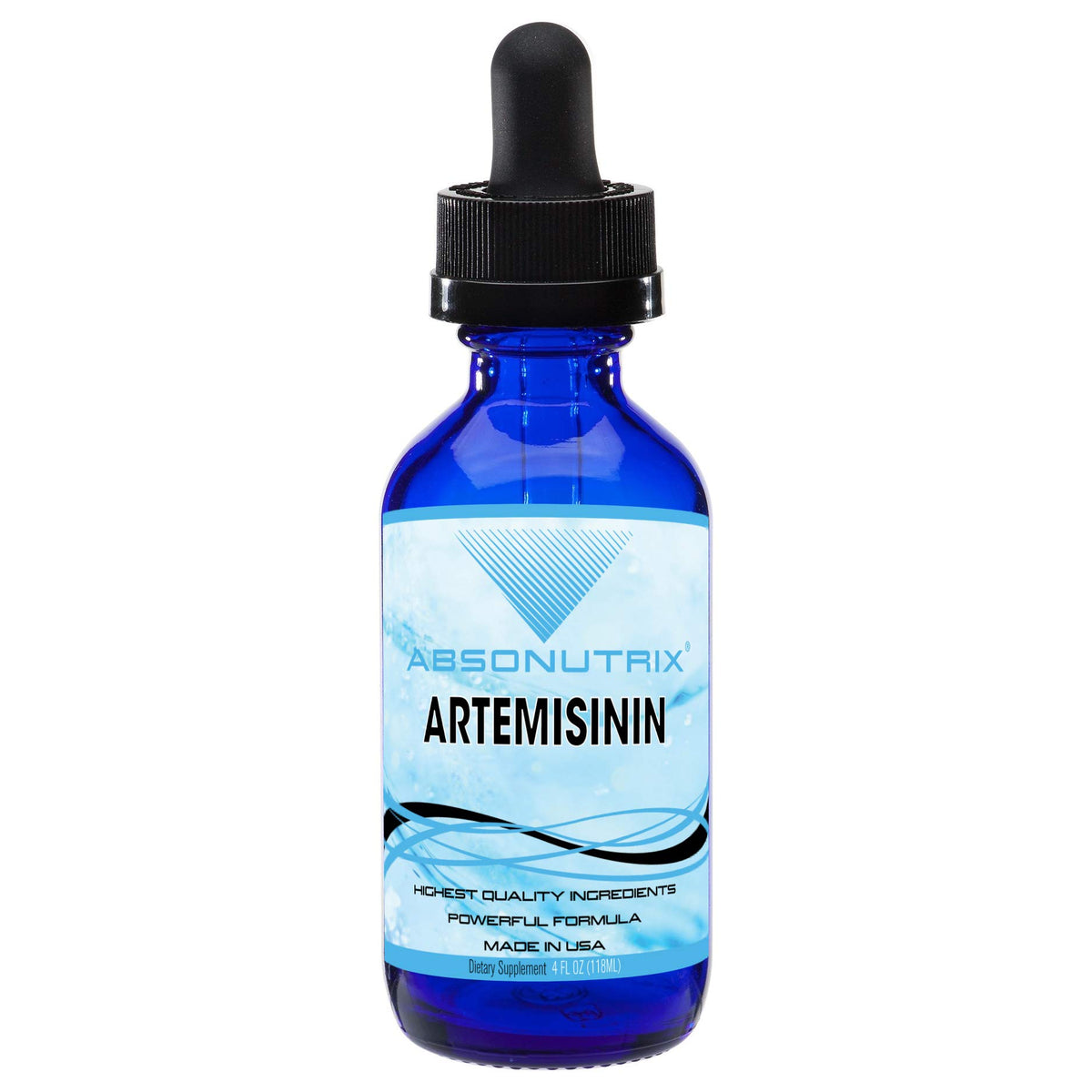 Absonutrix Artemisinin bottle being poured for easy use
