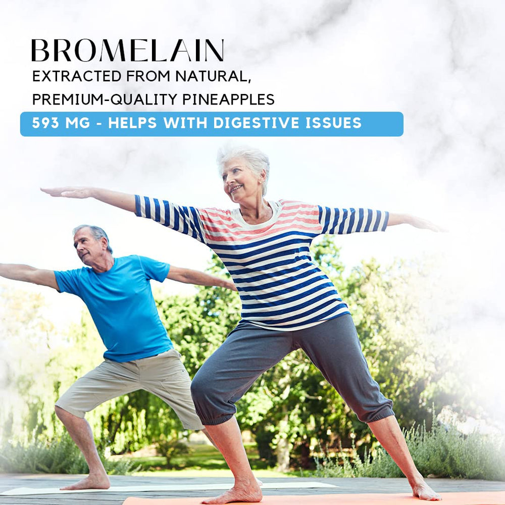 Absonutrix Bromelain made in USA badge emphasizes domestic production standards