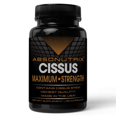 Absonutrix Cissus Quadrangularis Xtreme bottle front view for quick recognition and trust