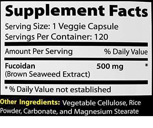 Absonutrix Fucoidan Pure capsule close-up emphasizing natural origin
