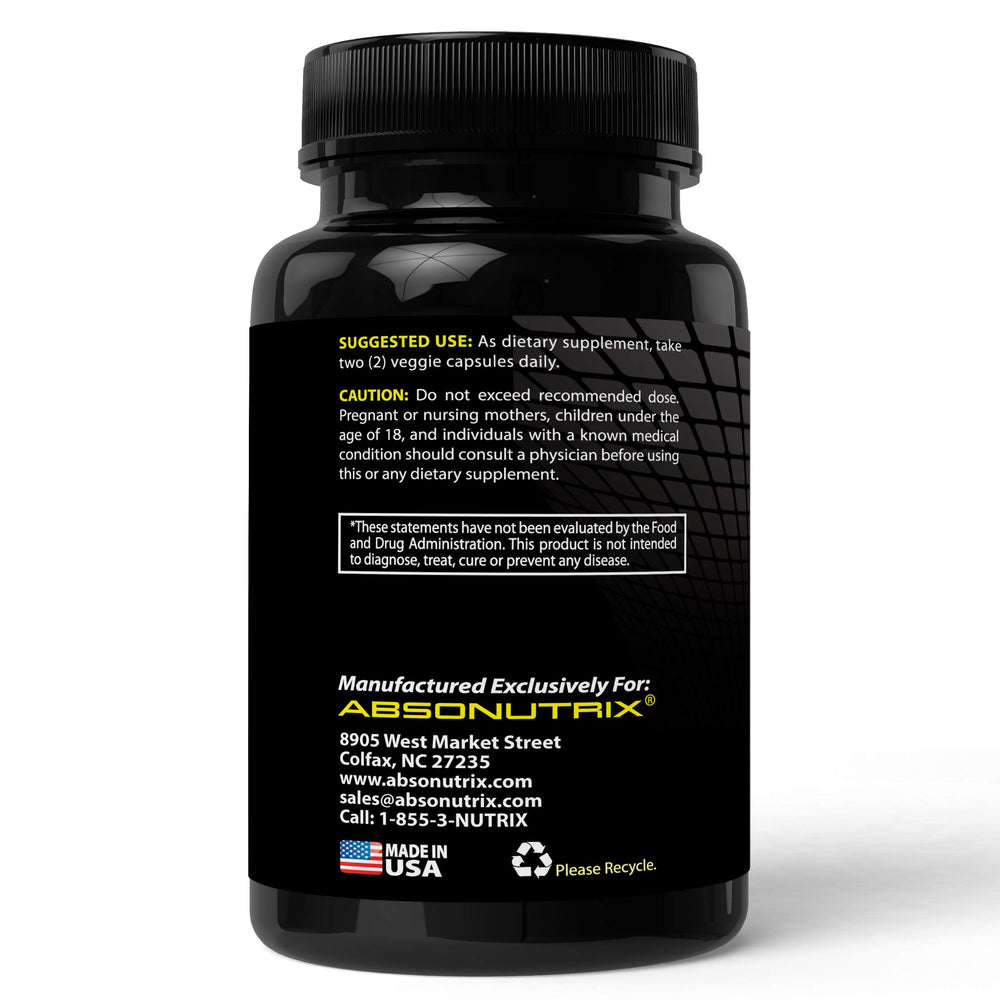 Absonutrix Fucoidan Pure capsules in bottle for easy everyday supplement use