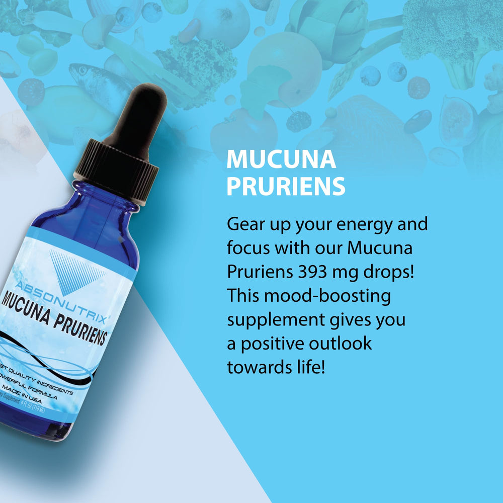 Absonutrix liquid drops applied, illustrating simple consumption with water or juice.