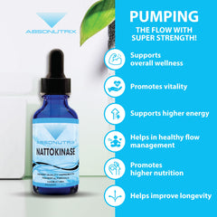 Absonutrix nattokinase label closeup showcases product branding