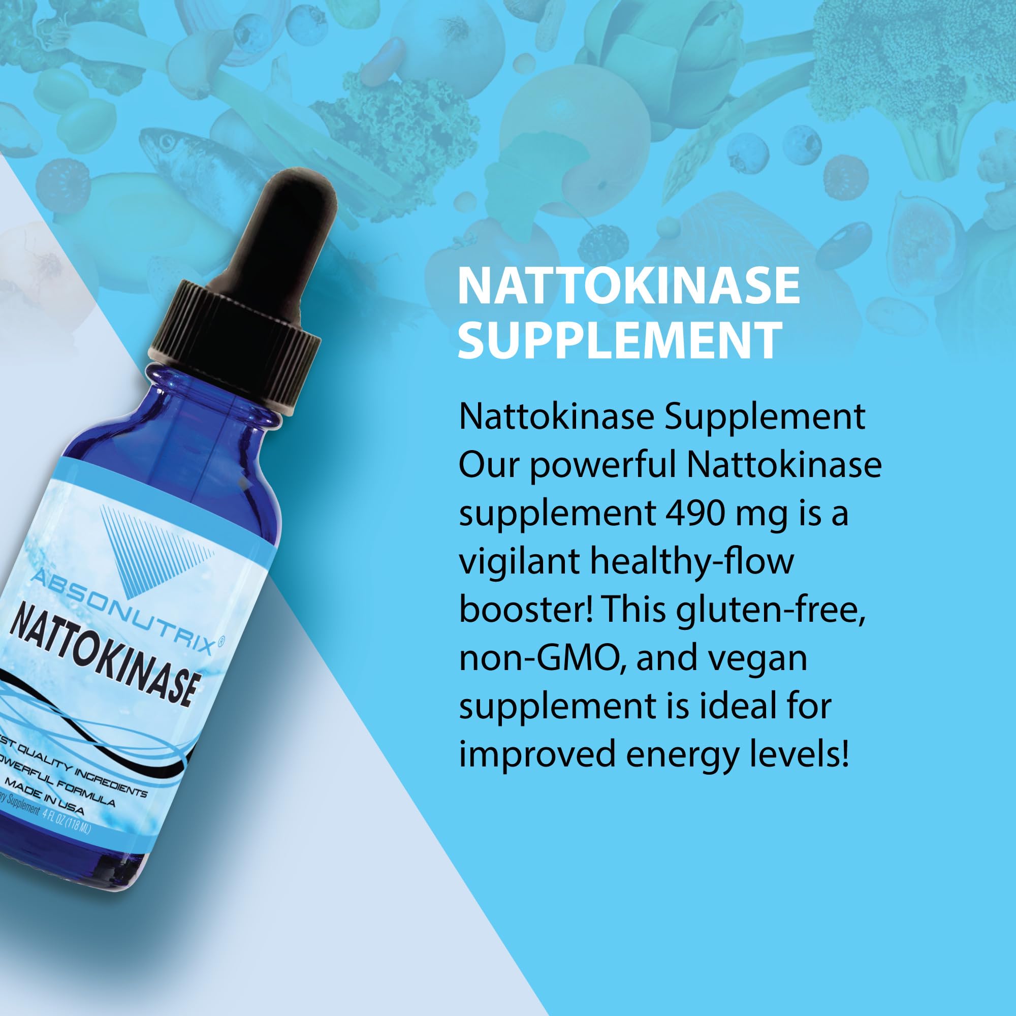 Absonutrix nattokinase pour glass demonstrates simple ingestion