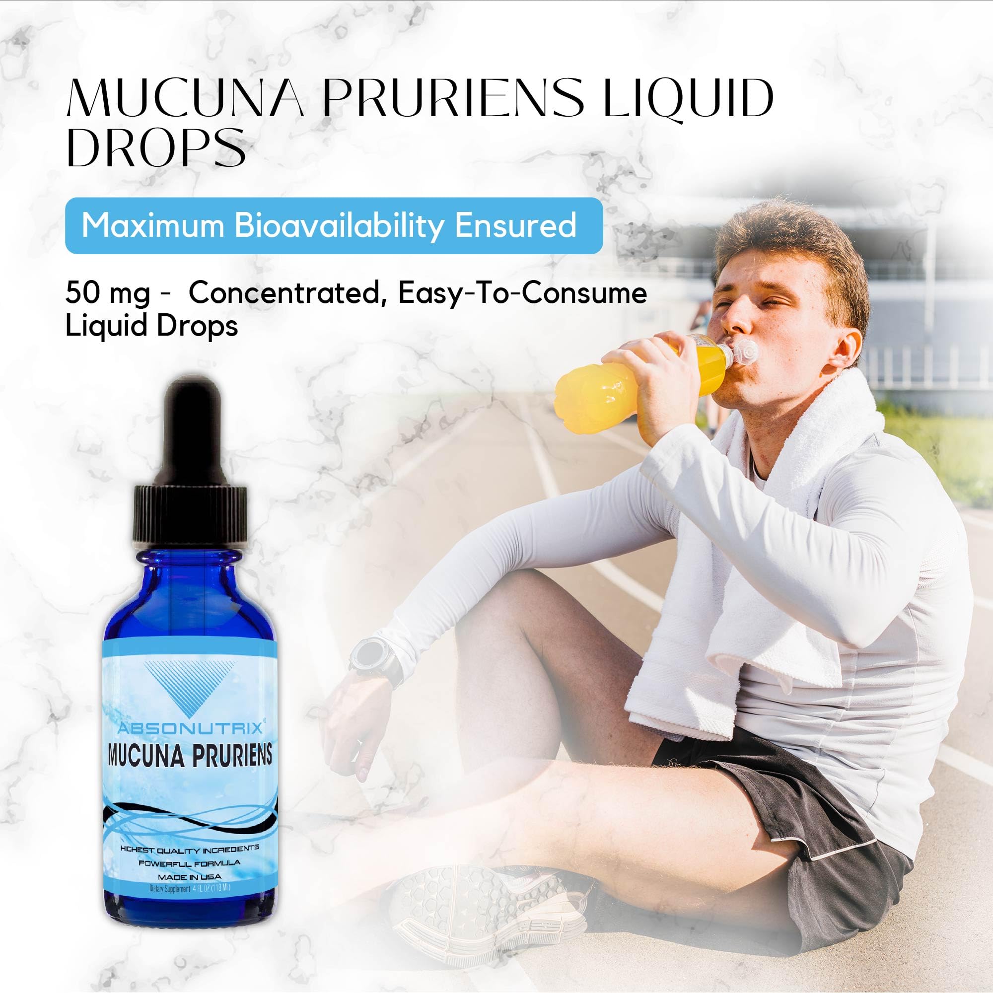 Absonutrix non-GMO formula label underscores clean ingredients.