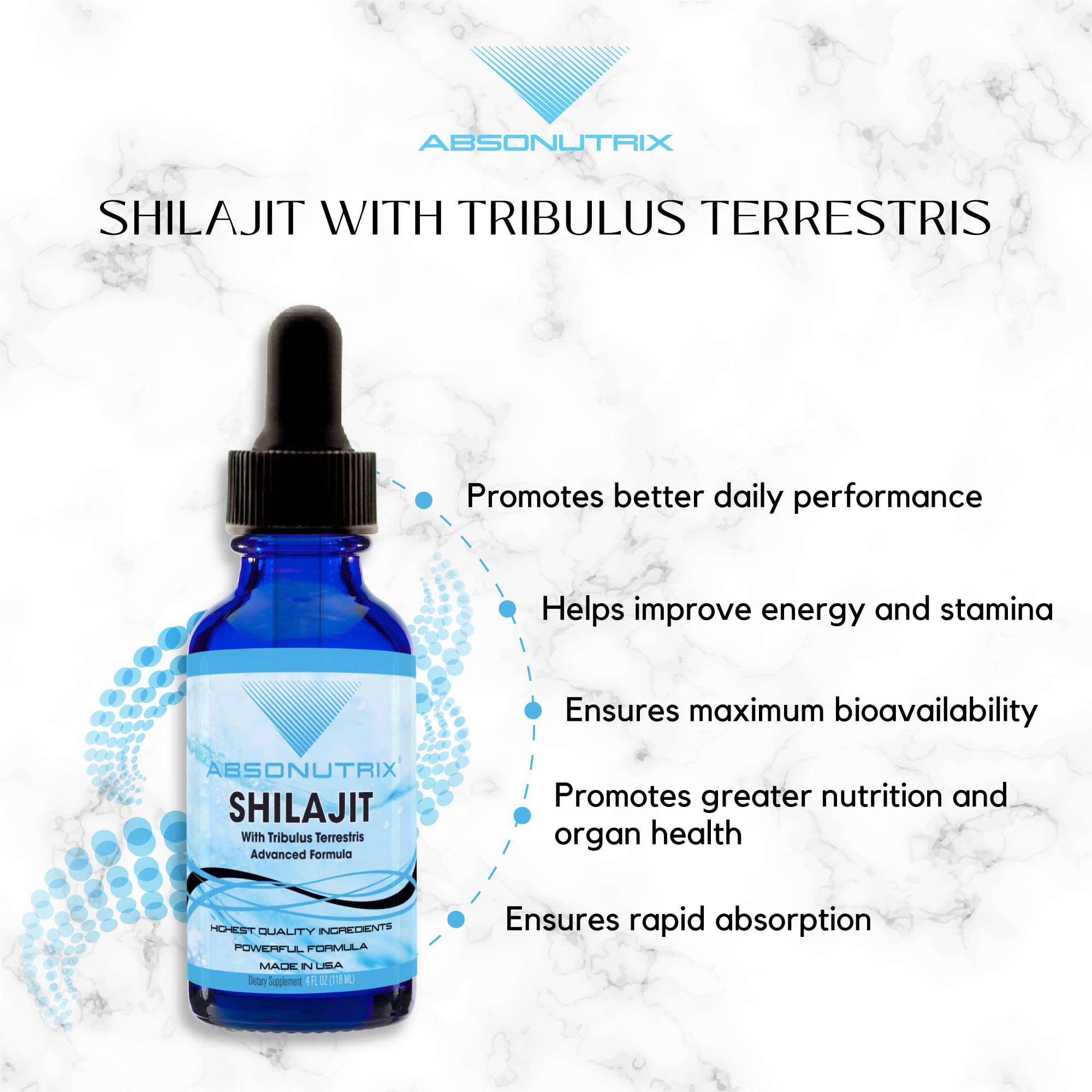 Absonutrix label close-up highlighting premium ingredients for reliable daily use