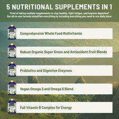 Abundant Earth vegan omegas softgels for plant-based fats