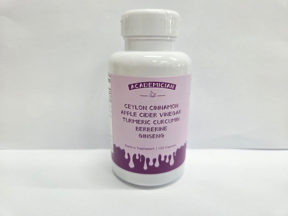 ACADEMICIAN apple cider vinegar core lineup capsules show organic options.