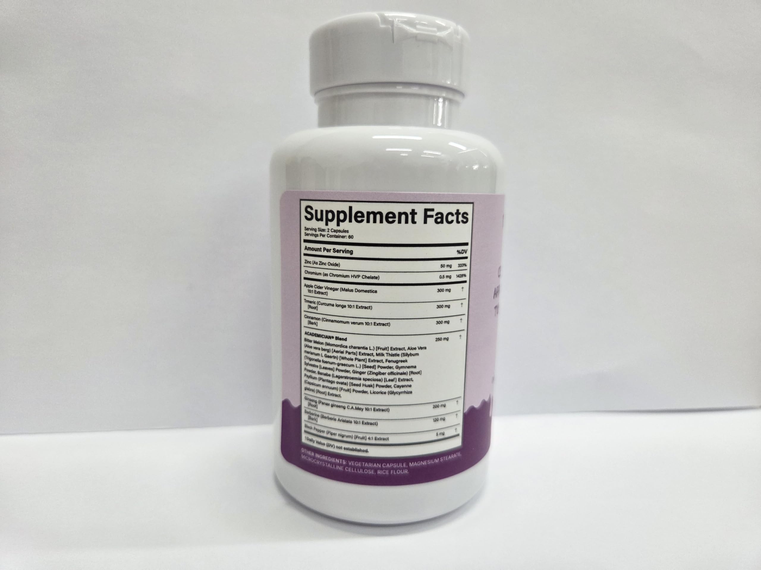 ACADEMICIAN daily routine capsule kit arranged for convenient use.