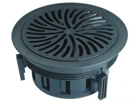 Access Floor Systems AirFuse Swirl Diffuser black 8-inch distributes air in medium offices