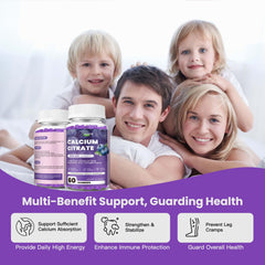 Two ACEYO gummies per serving demonstrates easy daily portion for consistent calcium intake