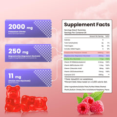 ACEYO gummies open-pack reveals juicy raspberry flavor inviting easy daily intake.