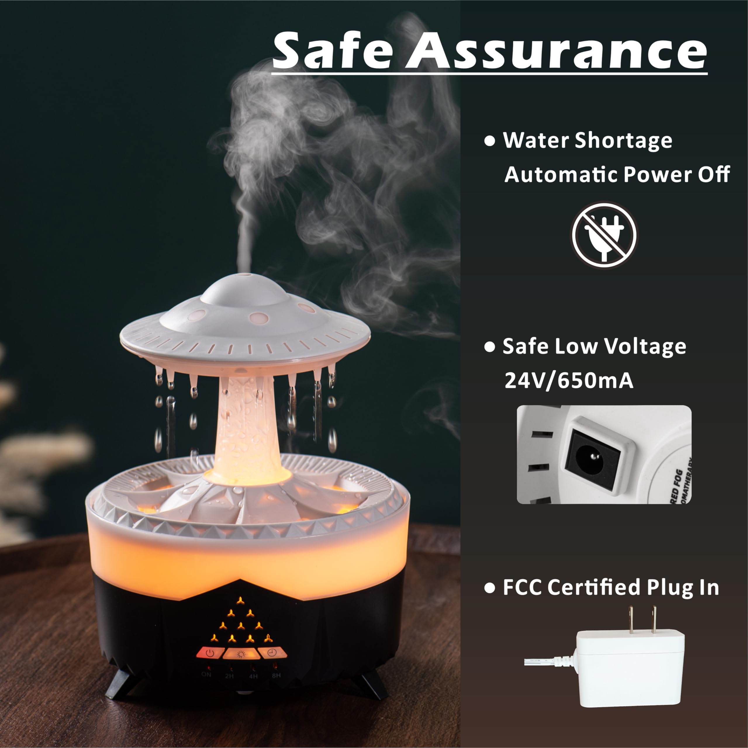 AChoice4U 350ml tank for extended diffusion without frequent refills.