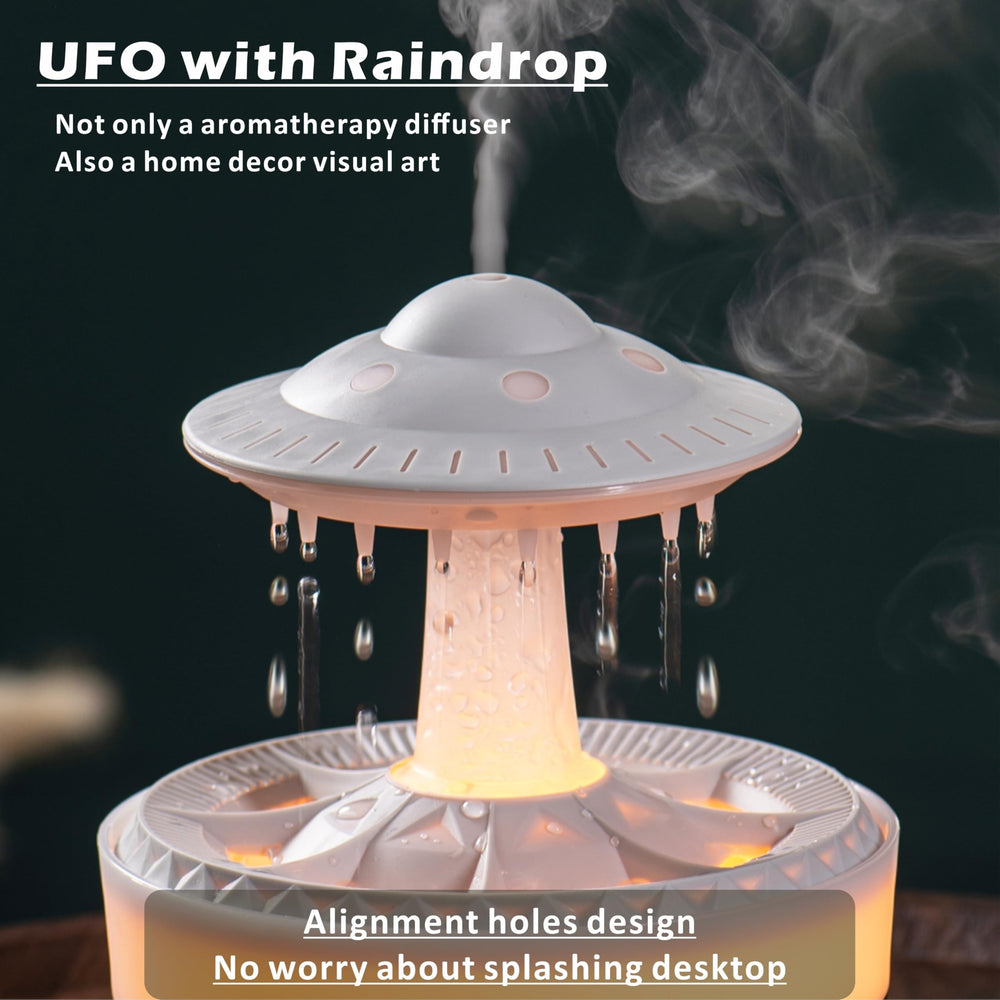 AChoice4U diffuser showing 7-color LED lighting to set the mood.