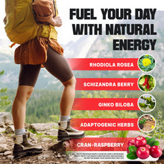 Acli-Mate Mountain Sport Drink Mix used outdoors during hiking or cycling for hydration.