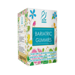 ACTIF bariatric gummies packaging box emphasizes gluten-free, non-GMO, and US-made quality.