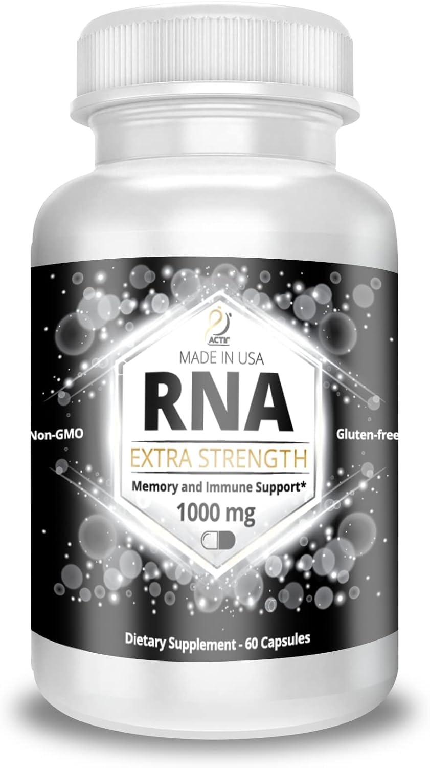 ACTIF RNA Extra Strength bottle shown for immune support.